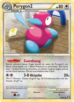 Karte Porygon2 aus Triumph, Nummer 49/102