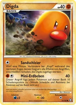 Karte Digda aus Triumph, Nummer 61/102