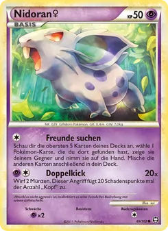 Karte Nidoran w aus Triumph, Nummer 69/102