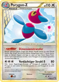 Karte Porygon-Z aus Triumph, Nummer 7/102