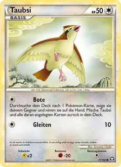 Karte Taubsi aus Triumph, Nummer 71/102