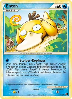 Karte Enton aus Triumph, Nummer 74/102