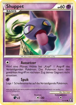 Karte Shuppet aus Triumph, Nummer 75/102