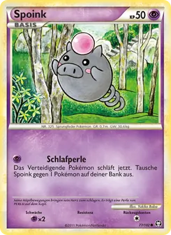 Karte Spoink aus Triumph, Nummer 77/102