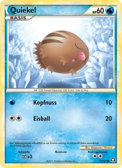 Karte Quiekel aus Triumph, Nummer 79/102