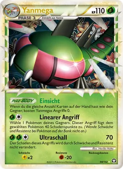 Karte Yanmega aus Triumph, Nummer 98/102