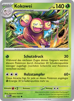 Karte Kokowei aus Mega-Entwicklung, Nummer 005/132