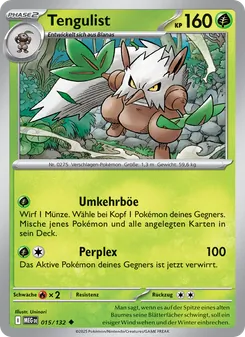 Karte Tengulist aus Mega-Entwicklung, Nummer 015/132