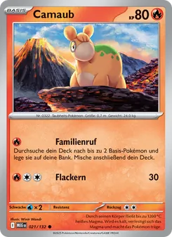 Karte Camaub aus Mega-Entwicklung, Nummer 021/132