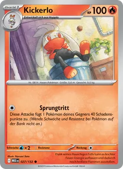 Karte Kickerlo aus Mega-Entwicklung, Nummer 027/132