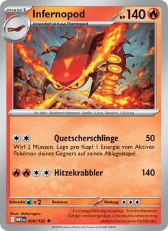 Karte Infernopod aus Mega-Entwicklung, Nummer 030/132
