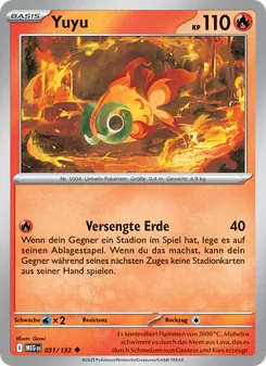 Karte Yuyu aus Mega-Entwicklung, Nummer 031/132