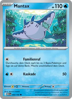 Karte Mantax aus Mega-Entwicklung, Nummer 032/132