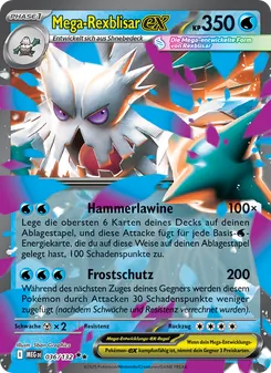 Karte Mega-Rexblisar-ex aus Mega-Entwicklung, Nummer 036/132