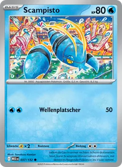 Karte Scampisto aus Mega-Entwicklung, Nummer 037/132