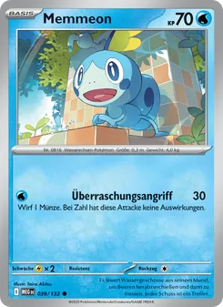 Karte Memmeon aus Mega-Entwicklung, Nummer 039/132