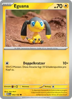 Karte Eguana aus Mega-Entwicklung, Nummer 052/132