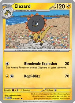 Karte Elezard aus Mega-Entwicklung, Nummer 053/132