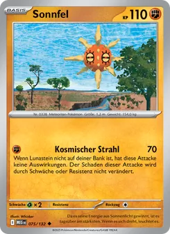 Karte Sonnfel aus Mega-Entwicklung, Nummer 075/132