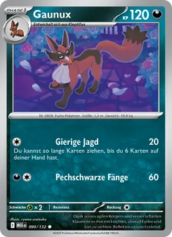 Karte Gaunux aus Mega-Entwicklung, Nummer 090/132