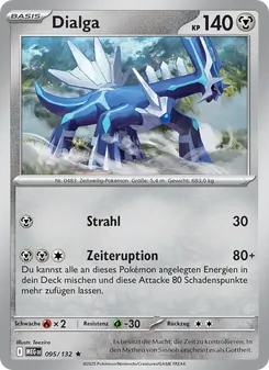 Karte Dialga aus Mega-Entwicklung, Nummer 095/132