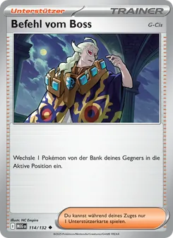 Karte Befehl vom Boss aus Mega-Entwicklung, Nummer 114/132