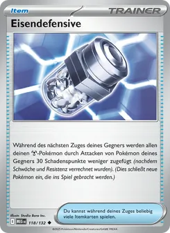 Karte Eisendefensive aus Mega-Entwicklung, Nummer 118/132
