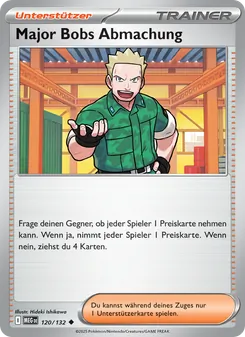 Karte Major Bobs Abmachung aus Mega-Entwicklung, Nummer 120/132