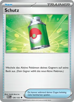 Karte Schutz aus Mega-Entwicklung, Nummer 126/132