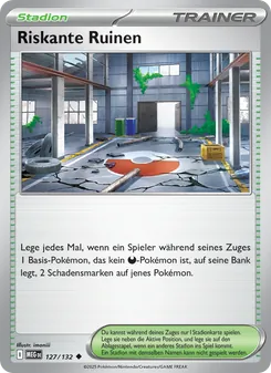 Karte Riskante Ruinen aus Mega-Entwicklung, Nummer 127/132