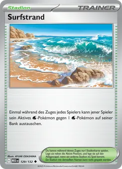 Karte Surfstrand aus Mega-Entwicklung, Nummer 129/132