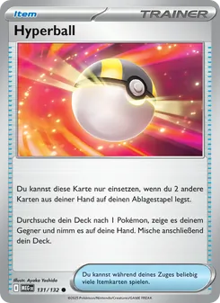 Karte Hyperball aus Mega-Entwicklung, Nummer 131/132