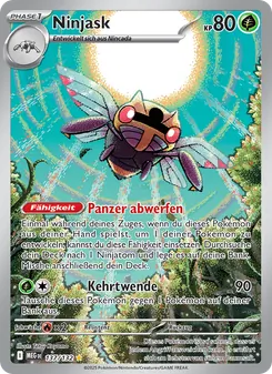 Karte Ninjask aus Mega-Entwicklung, Nummer 137/132
