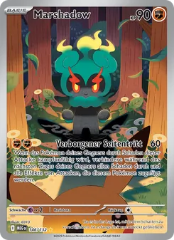 Karte Marshadow aus Mega-Entwicklung, Nummer 146/132