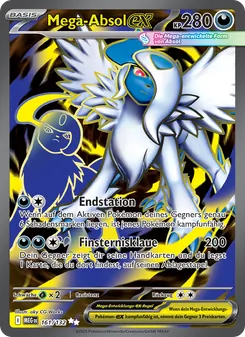 Karte Mega-Absol-ex aus Mega-Entwicklung, Nummer 161/132