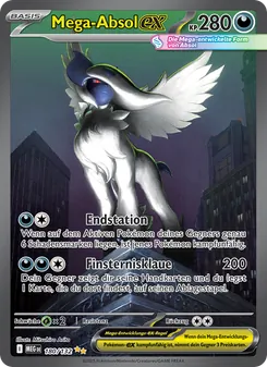 Karte Mega-Absol-ex aus Mega-Entwicklung, Nummer 180/132