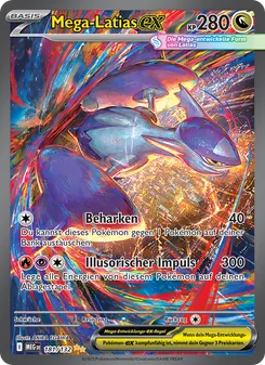 Karte Mega-Latias-ex aus Mega-Entwicklung, Nummer 181/132