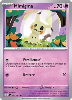 Karte Mimigma aus Fatale Flammen, Nummer 042/94