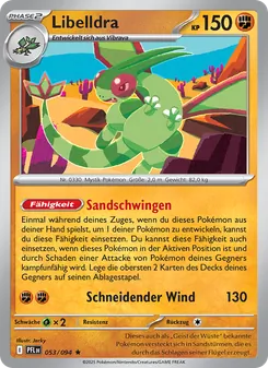 Karte Libelldra aus Fatale Flammen, Nummer 053/94
