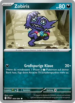 Karte Zobiris aus Fatale Flammen, Nummer 059/94