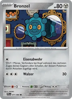 Karte Bronzel aus Fatale Flammen, Nummer 071/94