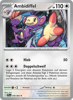 Karte Ambidiffel aus Fatale Flammen, Nummer 079/94
