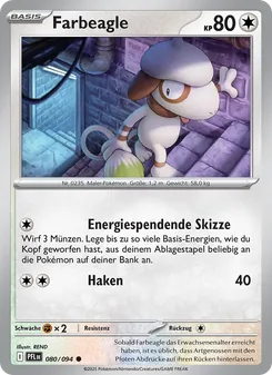 Karte Farbeagle aus Fatale Flammen, Nummer 080/94