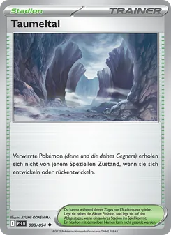 Karte Taumeltal aus Fatale Flammen, Nummer 088/94