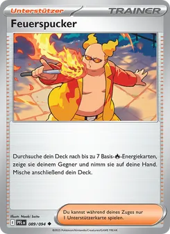Karte Feuerspucker aus Fatale Flammen, Nummer 089/94