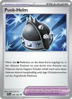 Karte Punk-Helm aus Fatale Flammen, Nummer 092/94