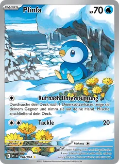 Karte Plinfa aus Fatale Flammen, Nummer 098/94