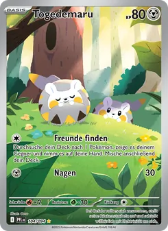 Karte Togedemaru aus Fatale Flammen, Nummer 104/94