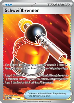 Karte Schweißbrenner aus Fatale Flammen, Nummer 117/94