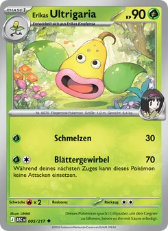 Karte Erikas Ultrigaria aus Erhabene Helden, Nummer 005/217